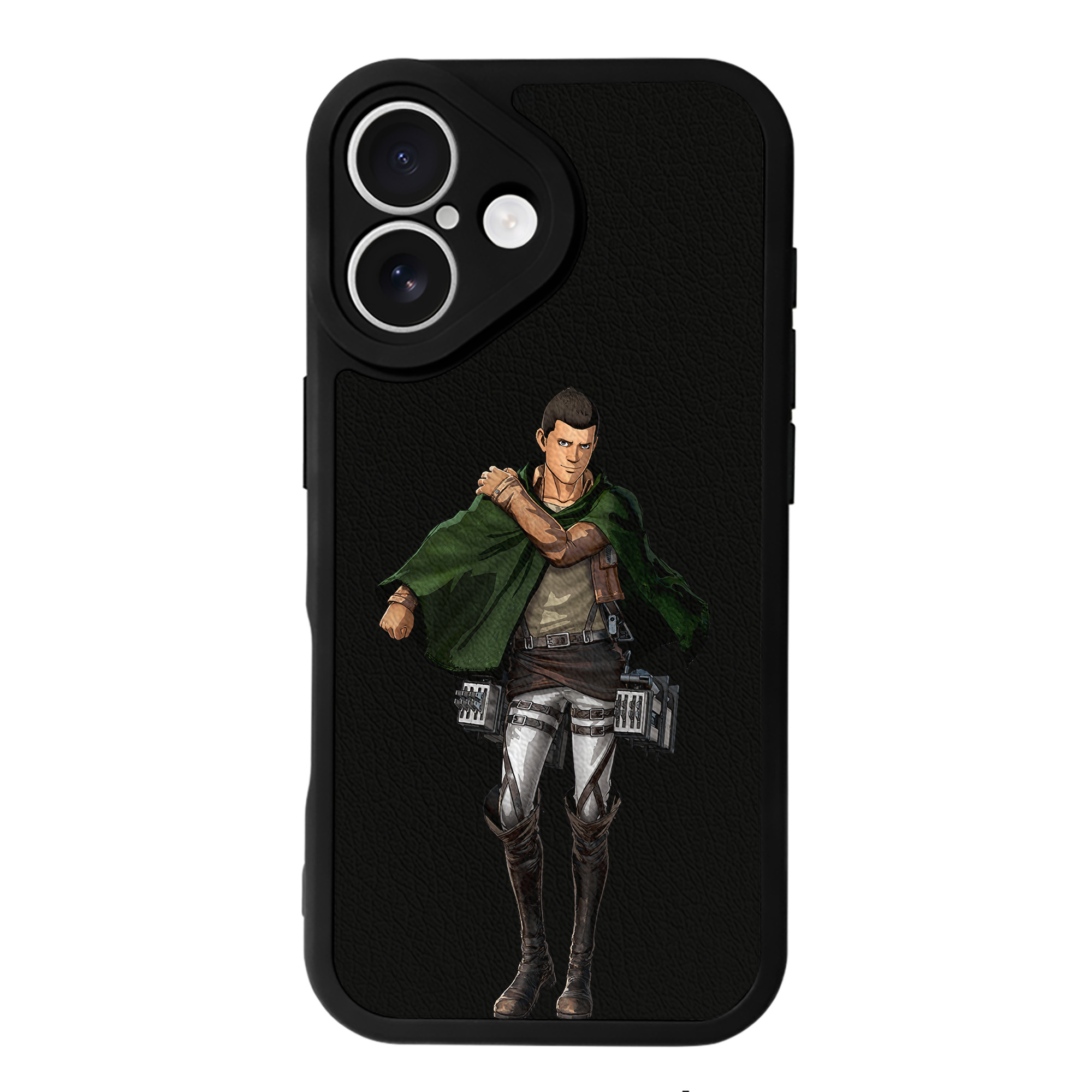 （画像用） 進撃の巨人 Attack on Titan 【iPhone 16シリーズ対応】シリコンスマホケース（レザー調） 材質：シリコン